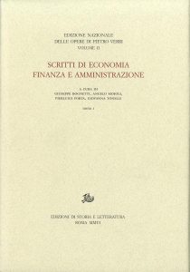 Scritti di economia finanza e amministrazione. Tomo 1